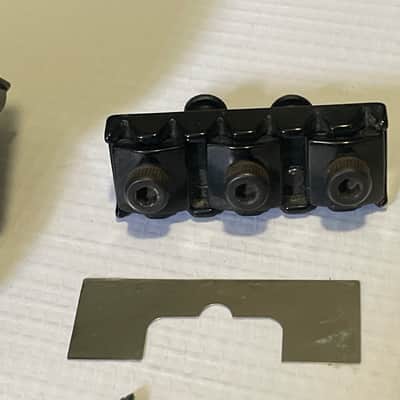1980's Japan Ibanez RG550 RG Series Black Original Edge Floyd Rose Tremolo Bridge Set image 7