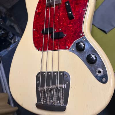 Fender Mustang Bass 1966 Olympic White image 1