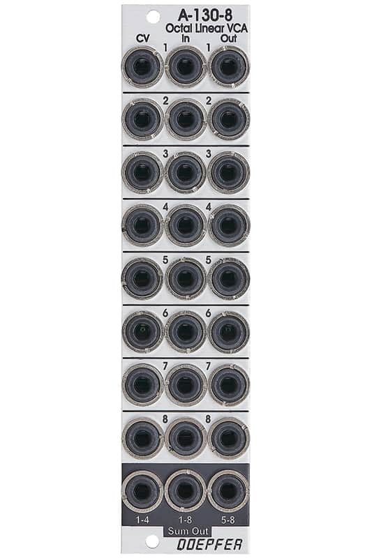 Doepfer A-130-8 Octal Linear VCA Eurorack module.Special pricing ! image 1