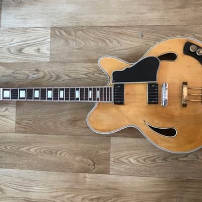 Rare 1958 Grimshaw S S custom electric guitar natural, great player image 1