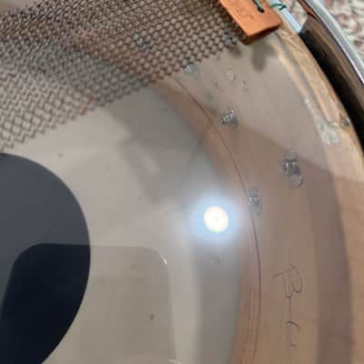 Slingerland Student Snare 50s 14x5.5 - White Marine Pearl image 11