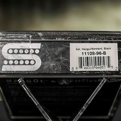 Seymour Duncan Nazgul / Sentient 6 String Humbucker Pickup Set Black 11108-96-B image 3