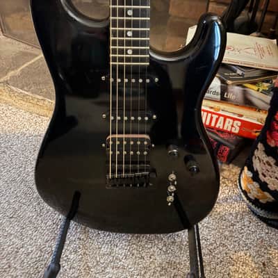 Early 80s ESP The Mirrage 48th St. Custom - Black image 3
