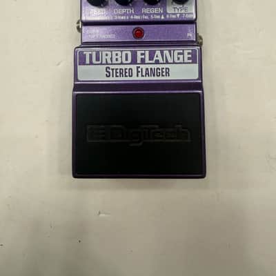 Digitech XTF X-Series Turbo Flange Stereo Flanger Digital Guitar Effect Pedal image 1