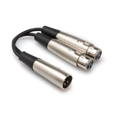 Hosa YXF119 YXF119 Dual XLR Female to XLR Male - 6"