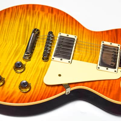 Gibson Custom 60th Anniversary 1960 Les Paul Standard V2 VOS 2020 Orange Sunset Fade image 6