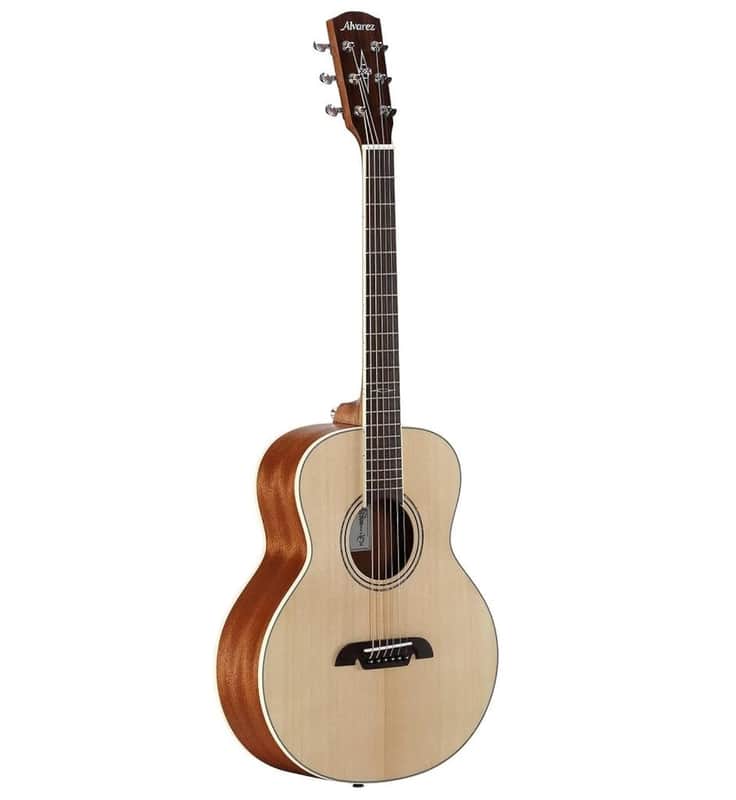 Alvarez LJ2 Little Jumbo Travel Guitar with Deluxe Gig Bag image 1