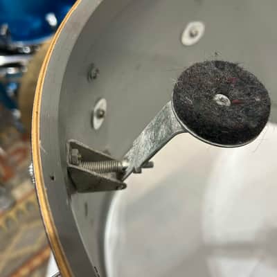 Rogers 10" deep X 14" head Marching Snare Drum (175-1265) 60's - Red Sparkle Bild 10