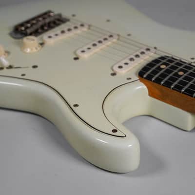 1959 Fender Stratocaster White Refin Vintage Electric Guitar w/HSC image 8