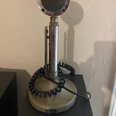 Astatic Vintage Astatic D-104 Lollipop Ham CB Radio Microphone with Stand image 1