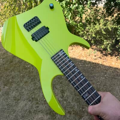 Kiesel Kiesel Kyber Left handed Black Limba. Royal ebony acid green lh lefty 2026 image 3