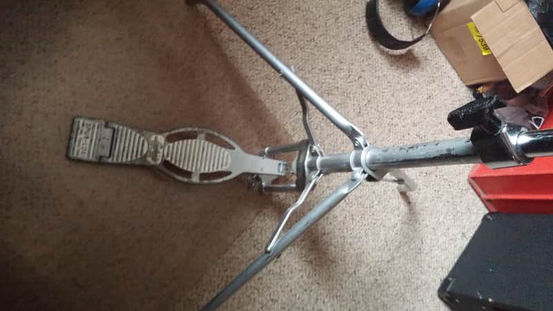 Ludwig CHICAGO Hercules ATLAS Hi Hat Stand 70s VINTAGE Spur Lok NO TARIFF image 1