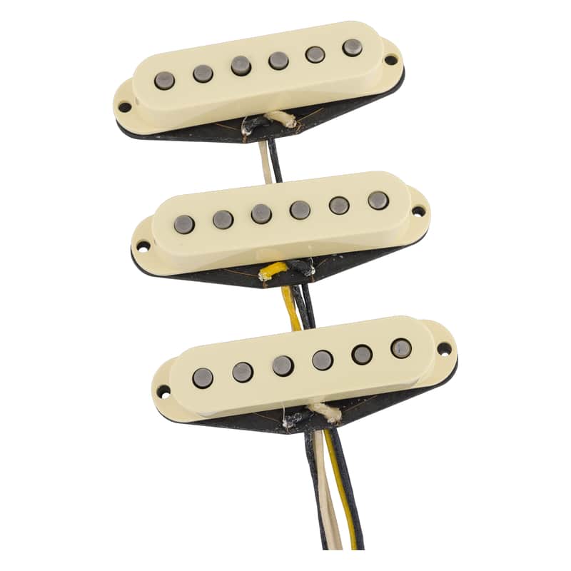 Used Fender Custom Shop Dual Mag II Stratocaster Pickup Set - Aged White image 1