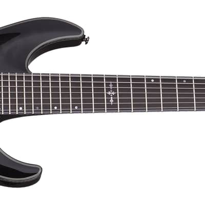 Schecter Hellraiser Hybrid C-7 - Trans Black Burst (TBB) (1924) image 7