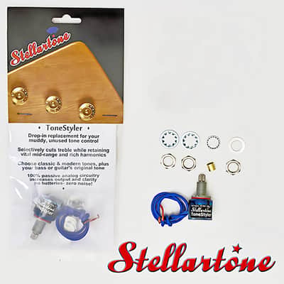 Tone Control - TONESTYLER BASS TEN LONG multi-capacitor selector switch - Stellartone Custom Guitar & Bass Electronics image 14