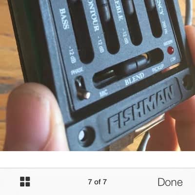 Fishman Prefix ONBOARD STEREO BLENDER Piezo Mic PERFECT UPGRADE your PREFIX! Acoustic Guitar Pickup image 2