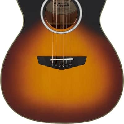 D'Angelico Excel Tammany OM Acoustic-electric Guitar - Vintage Sunset Finish image 1