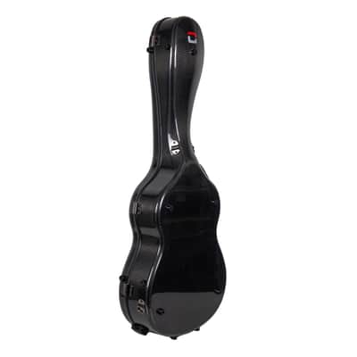 Air Carbon® by Crossrock | 4/4 Classical Guitar Flight Case – 3K Twill Weave Carbon Fiber in Obsidian Black® – TSA Lock & Ergonomic System – Lab-Tested Impact Resistance image 2