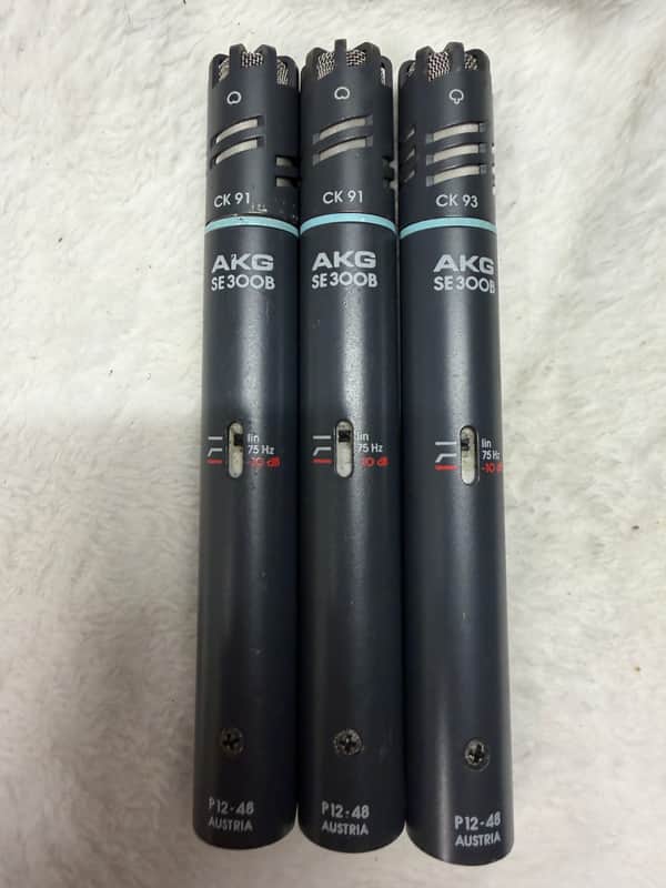 AKG C391B and C391B Blue Line High-Performance Modular Small-Diaphragm Condenser Microphone 2010s - Black image 1