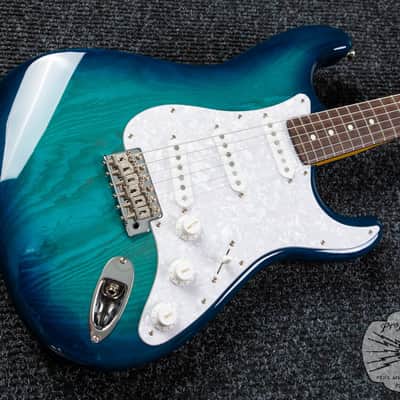 Tokai AST-108 S-Style MIJ Blue Burst Trans Ash Rosewood Alnico 2 Made in Japan image 6