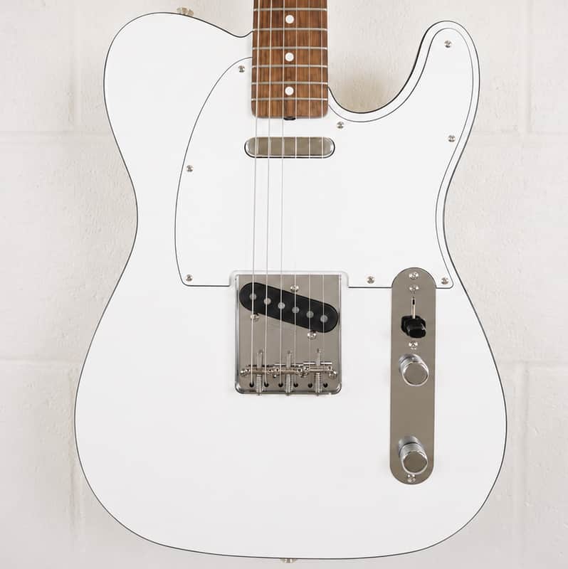 Immagine Fender FSR Traditional II 60s Telecaster Custom RW 2025 Olympic White w/ Black Binding MIJ - 1