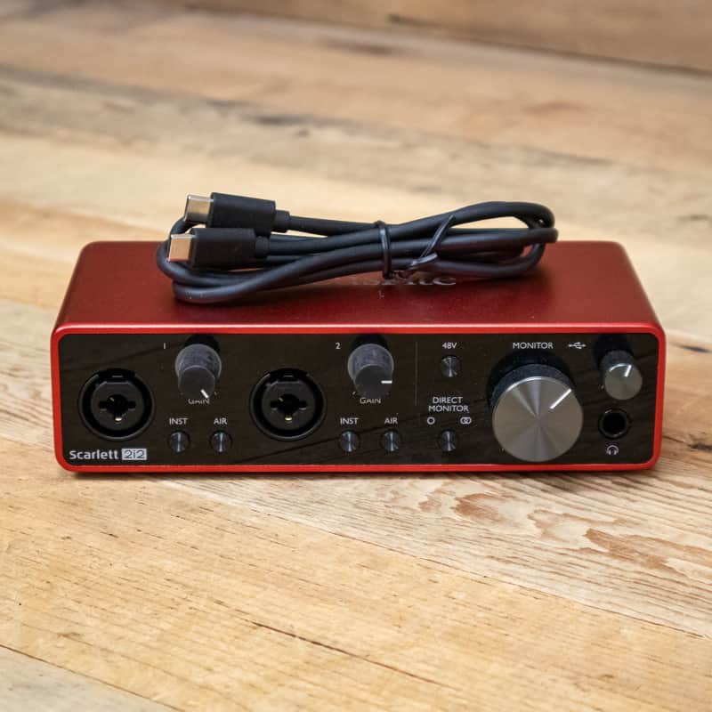 Focusrite Scarlett 2i2 (3rd Gen) USB Audio Interface Studio Recording U287681 imagen 1