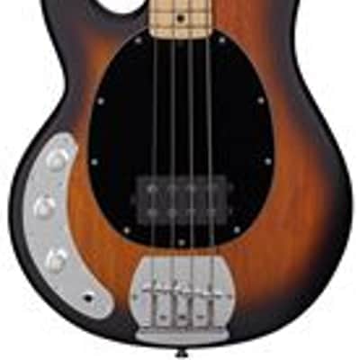Sterling RAY4 Left-Handed Bass Guitar Vintage Sunburst image 1