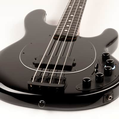 Music Man USA Stingray DarkRay Bass Obsidian Black, Roasted Maple/Ebony image 4