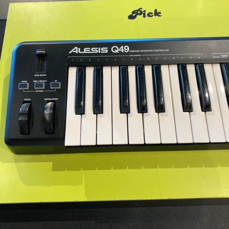 Alesis Q49 MKII 49-Key USB MIDI Keyboard Controller 2021 - Present - Black image 1