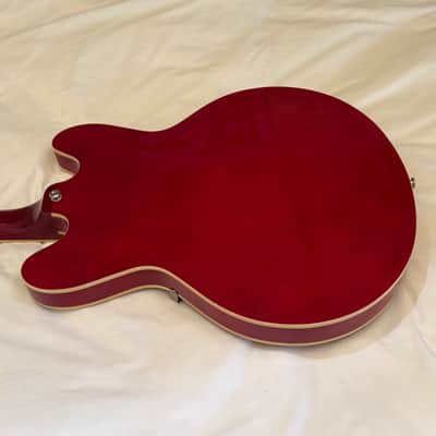 2012 Epiphone Casino - Last of the Made in Korea (MIK) Casinos - Cherry - Free Pro Setup - 5.9 lbs image 11