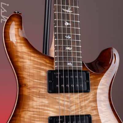 PRS Wood Library Custom 24-08 10-Top DMO Natural Smokeburst image 4