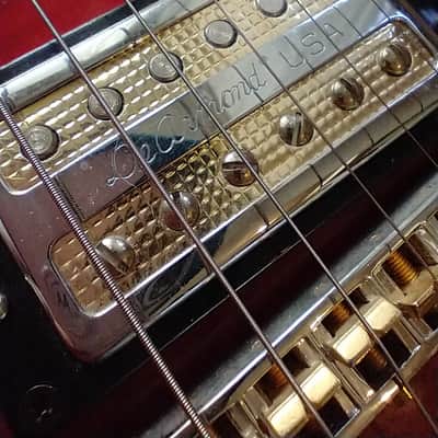 DeArmond M-72 2001 - Transparent Red Flame Maple image 13