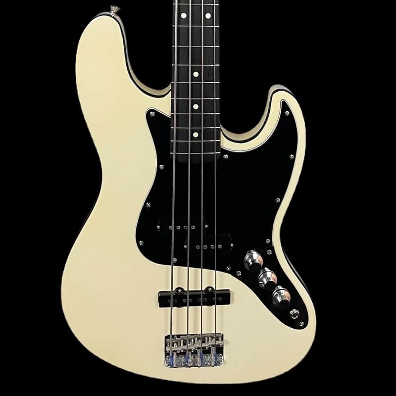 Fender Aerodyne Jazz Bass Made in Japan in Vintage White | Reverb