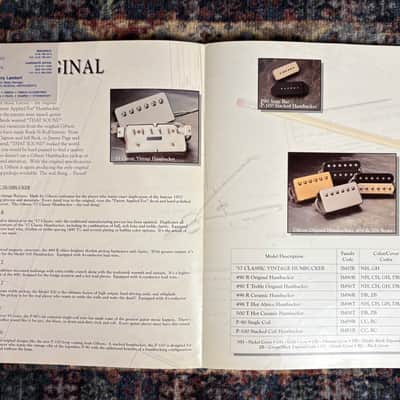 1991 Gibson Legendary Gibson Pickups Catalogue! E18-1 image 3