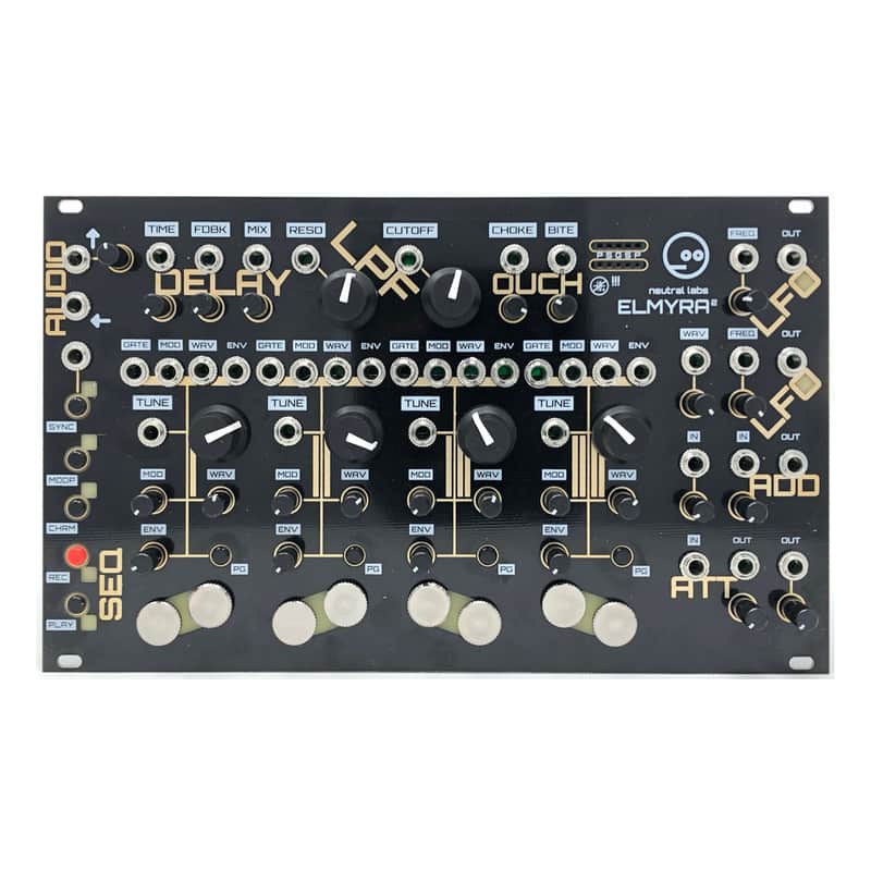 Neutral Labs Elmyra 2 EURORACK Synthesiser (Black) image 1