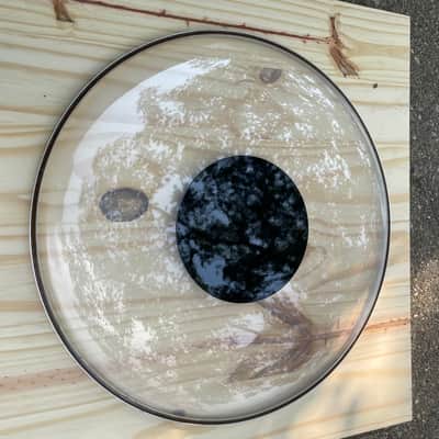 Aquarian Remo Evans 18” Bass Drum Heads 2020+ - White Clear Coated image 1