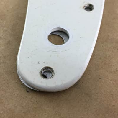 Vintage 1959 Pre-CBS Fender Musicmaster Pickguard Metal Shield Added Toggle Hole No Cracks image 7