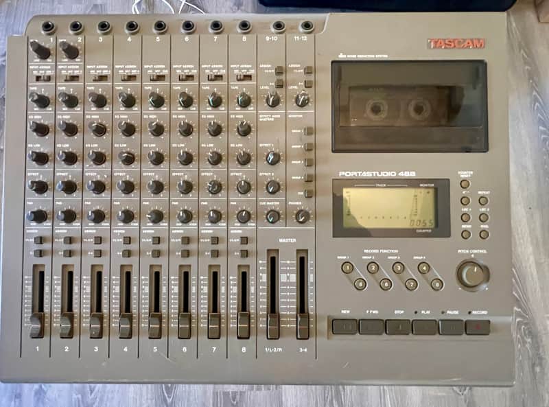 TASCAM Portastudio 488 8-Track Cassette Recorder 1990s - Gray | Reverb
