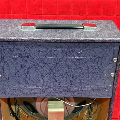 Vintage 1960’s Teisco Northland Canadiana III Tube Amp Purple Tolex Tremolo RARE image 10