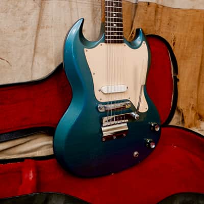 Gibson Melody Maker SG Body 1966 - Pelham Blue image 8