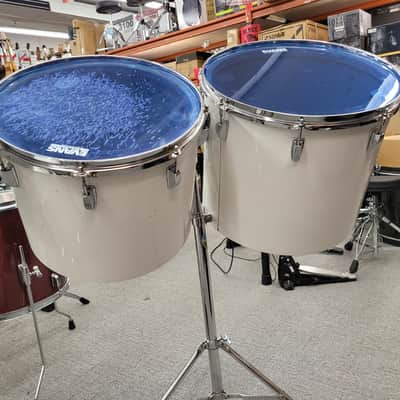 Ludwig Vintage 5-Piece Shell Pack with Concert Tom's 24/13/14/15/16 1970s - White image 16