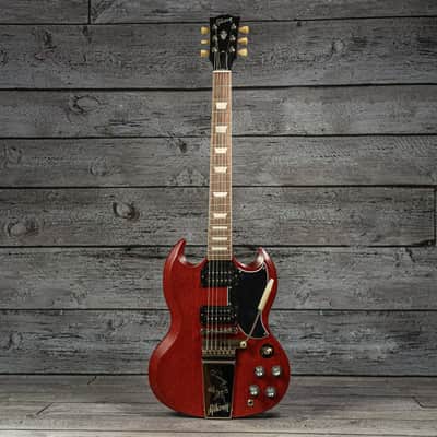 Gibson SG Standard '61 Maestro Vibrola Faded - Vintage Cherry Satin image 2