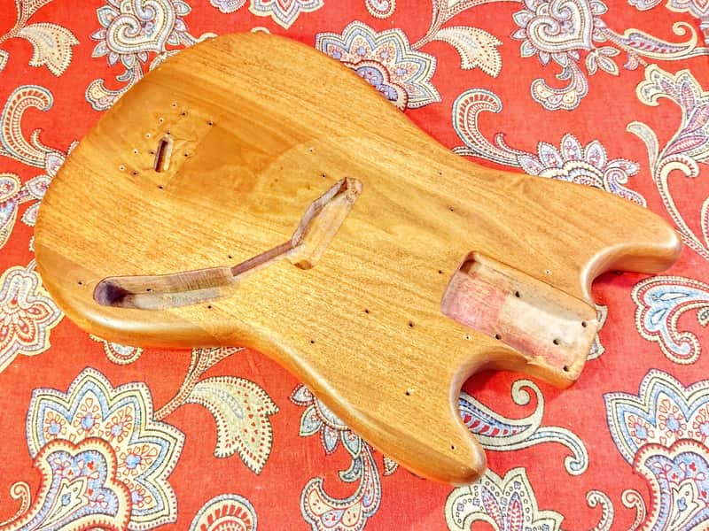VINTAGE 1971 FENDER MUSICMASTER BASS BODY - STRIPPED image 1