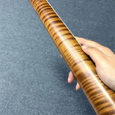 24fret roasted Flame maple Electric guitar Neck binding suhr style rosewood image 3