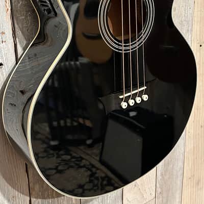NEW Dean EAB Acoustic-Electric Bass - Black, Support A Local Music Store and Buy Here!!! image 3