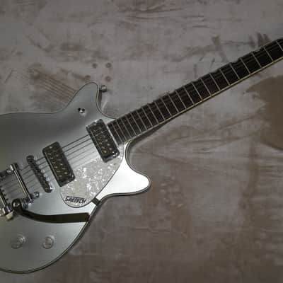 2007 Gretsch Electromatic G5246T Double Jet Silver Metallic Gretsch TKL Hard Case Included! image 2