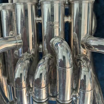 Yamaha YEP-321S Intermediate 4-Valve Euphonium late 70's - 80's - Silver-Plated image 3