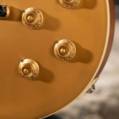 Eastman SB56 Electric Guitar - Vintage Satin Gold with Padded Gig Bag image 11