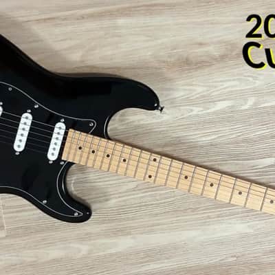 2025 Elite Customs Black w/ Gilmour MOD Style Strat Stratocaster electric guitar LTD BLEM image 8