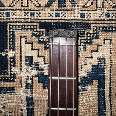 1988 Washburn Japan Bantam Headless Bass Steinberger Copy Mate Black image 20